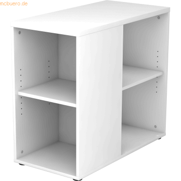 4032062147139 - Anstellcontainer TARA 4 offene Regalfächer B 400 x T 800 x H 720 mm weiß