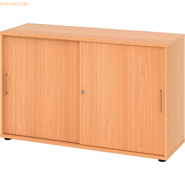 mcbuero.de Schiebetürschrank Derie 9 2 OH BxTxH 120x40x74,8cm Griff BS