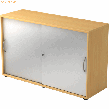 mcbuero.de Schiebetürschrank Derie 9 2 OH BxTxH 120x40x74,8cm Griff BM