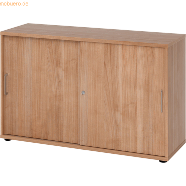 mcbuero.de Schiebetürschrank Derie 9 2 OH BxTxH 120x40x74,8cm Griff BS