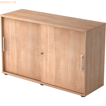 mcbuero.de Schiebetürschrank Derie 9 2 OH BxTxH 120x40x74,8cm Griff RE