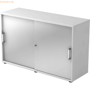 mcbuero.de Schiebetürschrank Derie 9 2 OH BxTxH 120x40x74,8cm Griff CE