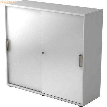 mcbuero.de Schiebetürenschrank Serie 9 3OH BxTxH 120x40x110cm Griff SG