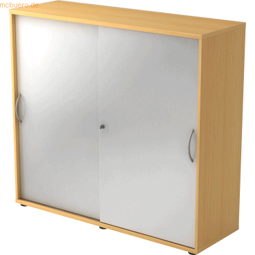 mcbuero.de Schiebetürenschrank Serie 9 3OH BxTxH 120x40x110cm Griff BM