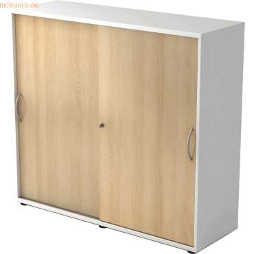 mcbuero.de Schiebetürenschrank Serie 9 3OH BxTxH 120x40x110cm Griff BM