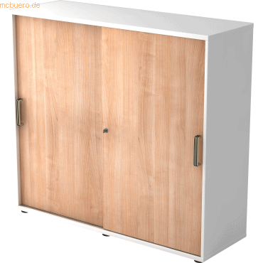 mcbuero.de Schiebetürenschrank Serie 9 3OH BxTxH 120x40x110cm Griff SG