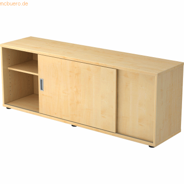 mcbuero.de Sideboard 160x40x59,6cm Ahorn/Ahorn