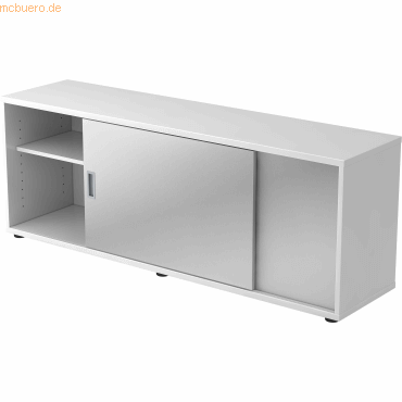 4032062147276 - Sideboard V1758S Weiß Silber 1600 x 400 x 596 mm