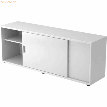 mcbuero.de Sideboard 160x40x59,6cm weiß/weiß