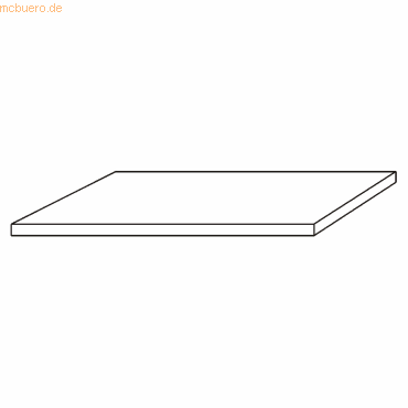 4032062001240 - Fachboden zusätzlich Materialstärke 19 mm Breite 800 mm lichtgrau 4032062001240 - Fachboden zusätzlich Materialstärke 19 mm Breite 800 mm lichtgrau