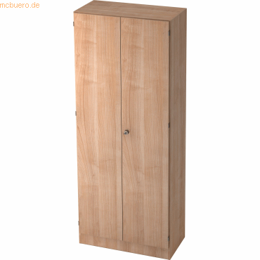 mcbuero.de Garderobeschrank Solid 5OH BxTxH 80x42x200,4cm Griff SG Nus