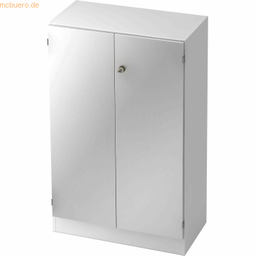 4032062155035 - PRO SIGNA K 6550 SG - 3 OH mit Knauf (abschließbar) Schrank Weiß Silber