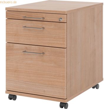 4032062186244 - eurokraft pro Rollcontainer 1 Utensilienschub 1 Materialschub 1 Hängeregistratur Tiefe 580 mm Dekor Nussbaum 4032062186244 - eurokraft pro Rollcontainer 1 Utensilienschub 1 Materialschub 1 Hängeregistratur Tiefe 580 mm Dekor Nussbaum