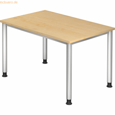 4032062139233 - Schreibtisch Ergonomic Plus H VHS12 3 S ahorn rechteckig 120x80 cm (BxT) manuell höhenverstellbar 4032062139233 Hammerbacher