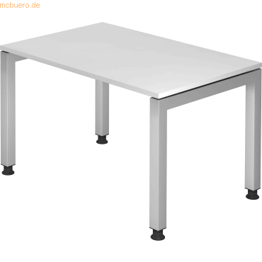 4032062035306 - J Serie Höhenverstellbar Höhenverstellbarer Schreibtisch Rechteckig Holz Silber 4 Füße 1200 x 680 mm