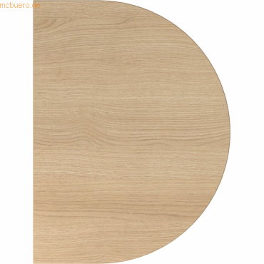 4032062173275 - Anbautisch höhenverstellbar Gradeo eiche grau halbrund 600 x 800 x 655 - 825 cm