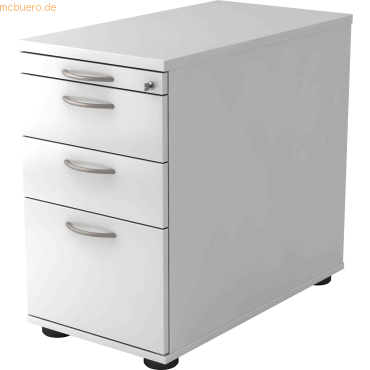 4032062135457 - PRO SIGNA SC40 BM - Rollcontainer Weiß Holz mit Hängeregistratur Bogengriff Metall 4032062135457 - PRO SIGNA SC40 BM - Rollcontainer Weiß Holz mit Hängeregistratur Bogengriff Metall