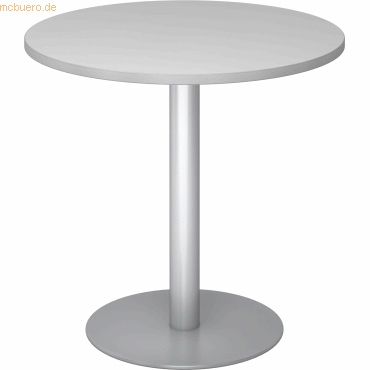 4032062157251 - Besprechungstisch VSTF08 5 S 80x80cm (BxT) rund grau silber 4032062157251 Hammerbacher 4032062157251 - Besprechungstisch VSTF08 5 S 80x80cm (BxT) rund grau silber 4032062157251 Hammerbacher