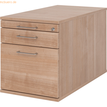 4032062186312 - PRO SIGNA TC20 BS - Rollcontainer Holz Nussbaum mit Hängeregistratur Bügelgriff Metall