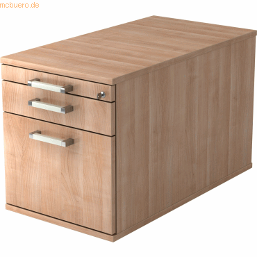 4032062121498 - PRO SIGNA TC20 CE - Rollcontainer Holz Nussbaum mit Hängeregistratur Chromgriff Metall 4032062121498 - PRO SIGNA TC20 CE - Rollcontainer Holz Nussbaum mit Hängeregistratur Chromgriff Metall