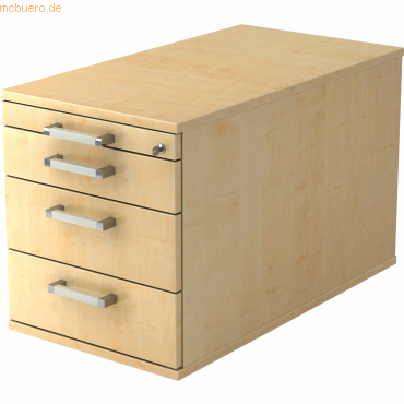 4032062121566 - PRO SIGNA TC30 CE - Rollcontainer Ahorn Holz mit 3 Schüben Chromgriff Metall 4032062121566 - PRO SIGNA TC30 CE - Rollcontainer Ahorn Holz mit 3 Schüben Chromgriff Metall