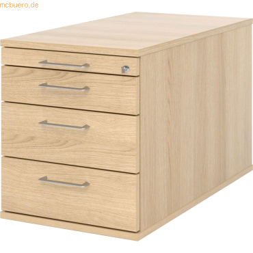 4032062186343 - eurokraft pro Rollcontainer 1 Utensilienschub 3 Materialschübe Tiefe 800 mm Eiche 4032062186343 - eurokraft pro Rollcontainer 1 Utensilienschub 3 Materialschübe Tiefe 800 mm Eiche
