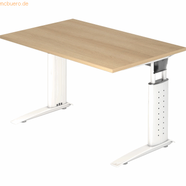 4032062164631 - VUS12 E W Schreibtisch US12 Eiche Weiß 1200 x 800 x 680 x 680 - 860 mm 4032062164631 - VUS12 E W Schreibtisch US12 Eiche Weiß 1200 x 800 x 680 x 680 - 860 mm