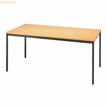 4032062005934 - Konferenztisch V-Serie VS16 6 buche rechteckig 160x80 cm (BxT) 4032062005934 Hammerbacher