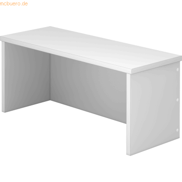 mcbuero.de Thekenaufsatz für Schreibtisch 800x800mm Grau