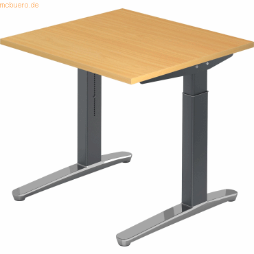 4032062171998 - PRO XTRA XB 8 GC Schreibtisch - Buche 80 x 80 höhenverstellbar