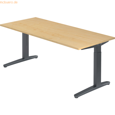 4032062172551 - PRO XTRA XB 19 GG Schreibtisch - Ahorn 180 x 80 höhenverstellbar