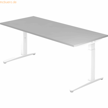 4032062169629 - PRO XTRA XB 19 WW Schreibtisch - Grau 180 x 80 höhenverstellbar