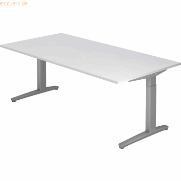 4032062171011 - PRO XTRA XB 2E SS Schreibtisch - Weiß 200 x 100 höhenverstellbar