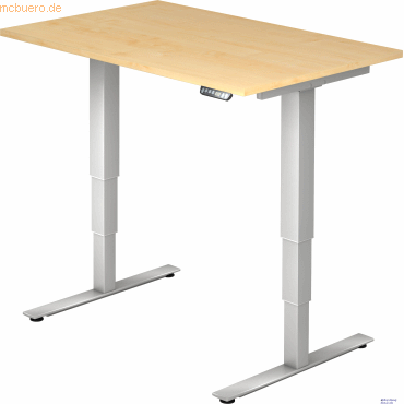 4032062147764 - Schreibtisch Ergonomic Aktiv XDSM VXDSM12 3 S ergonomisch ahorn rechteckig 120x80 cm (BxT) elektrisch höhenverstellbar 403206214