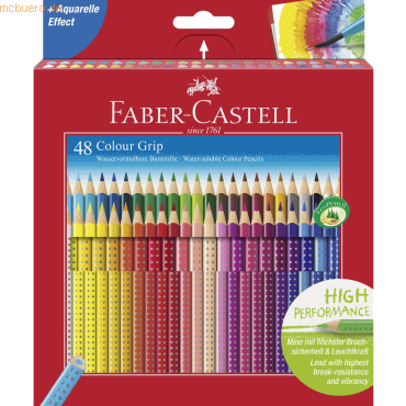 Faber Castell Farbstift Colour Grip VE=48 Stück Kartonetui