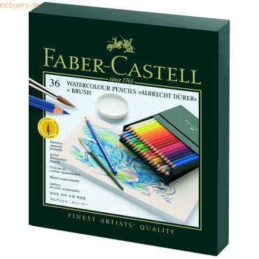 Faber Castell Künstler-Aquarellstift Albrecht Dürer 36 Farben sortiert