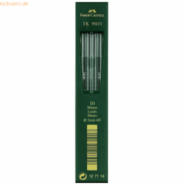 4005401271147 - Druckbleistiftminen TK 2mm 4H 4005401271147 127114 10 Stück