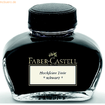 Faber Castell Tintenglas schwarz 62,5 ml für Konverter