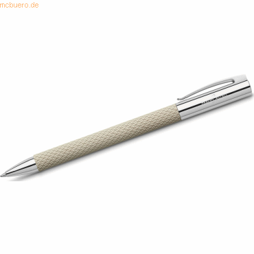 4005401496168 - FABER-CASTELL Drehkugelschreiber Ambition OpArt White Sand