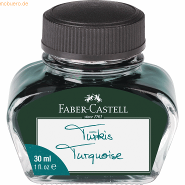 4005401498551 - Tintenglas 30ml türkis 4005401498551 FABER CASTELL 14985