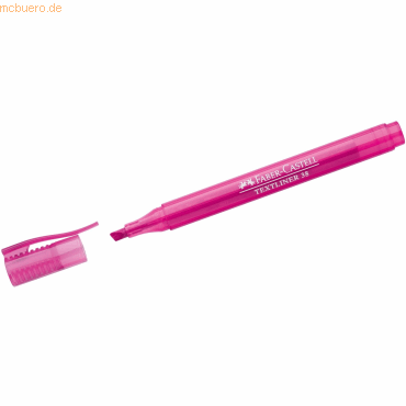 9556089005845 - Textmarker TEXTLINER 38 157728 Pack rosa   pink 1-4mm Keilspitze 9556089005845 Faber-Castell