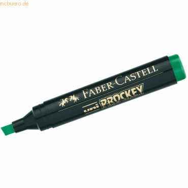 Faber Castell Marker Uni Prockey Keilspitze 3-6mm grün