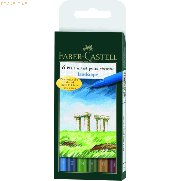 4005401671053 - FABER-CASTELL Tuschestift PITT artist pen Etui Landscape