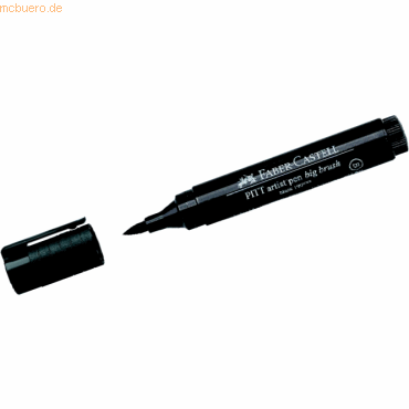 4005401676997 - 4 x Tuschestift Pitt Artist Pen Spitze Big Brush schwar