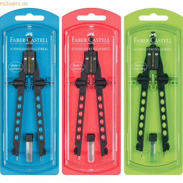 4005401743354 - 5 x Schnellverstellzirkel Factory neon farbig sortiert 4005401743354 - 5 x Schnellverstellzirkel Factory neon farbig sortiert