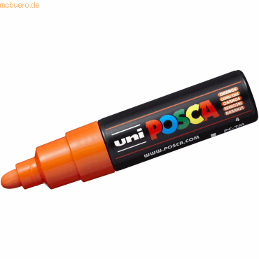 4902778228289 - 6 x Fasermaler Uni Posca PC-7M 48-55mm orange