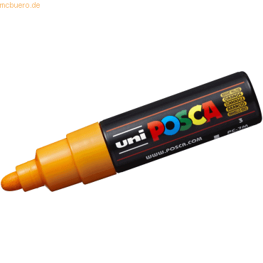 4902778228272 - 6 x Fasermaler Uni Posca PC-7M 48-55mm sonnengelb