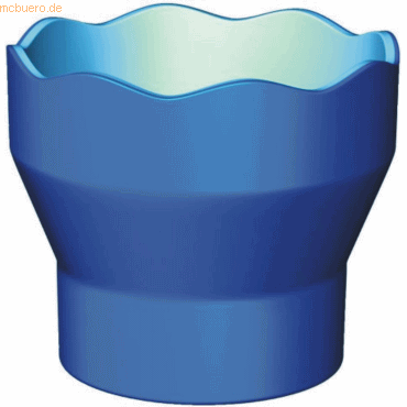 Faber Castell Wasserbecher Clic & Go blau