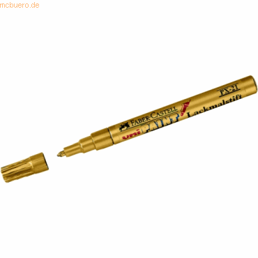 12 x Uni-Ball Lackmalstift Uni-Paint PX-21 1-1,5 mm gold