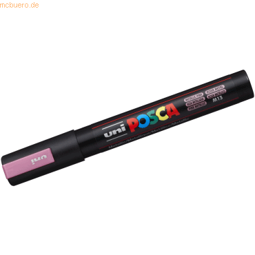 4902778113585 - 6 x Fasermaler Uni Posca PC-5M 18-25mm rosa metallic